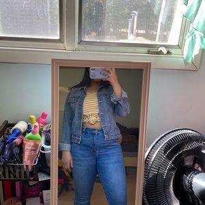 light wash denim jacket